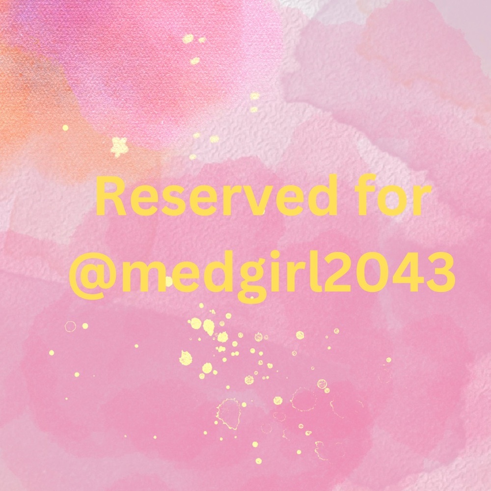 Reserved items from live show